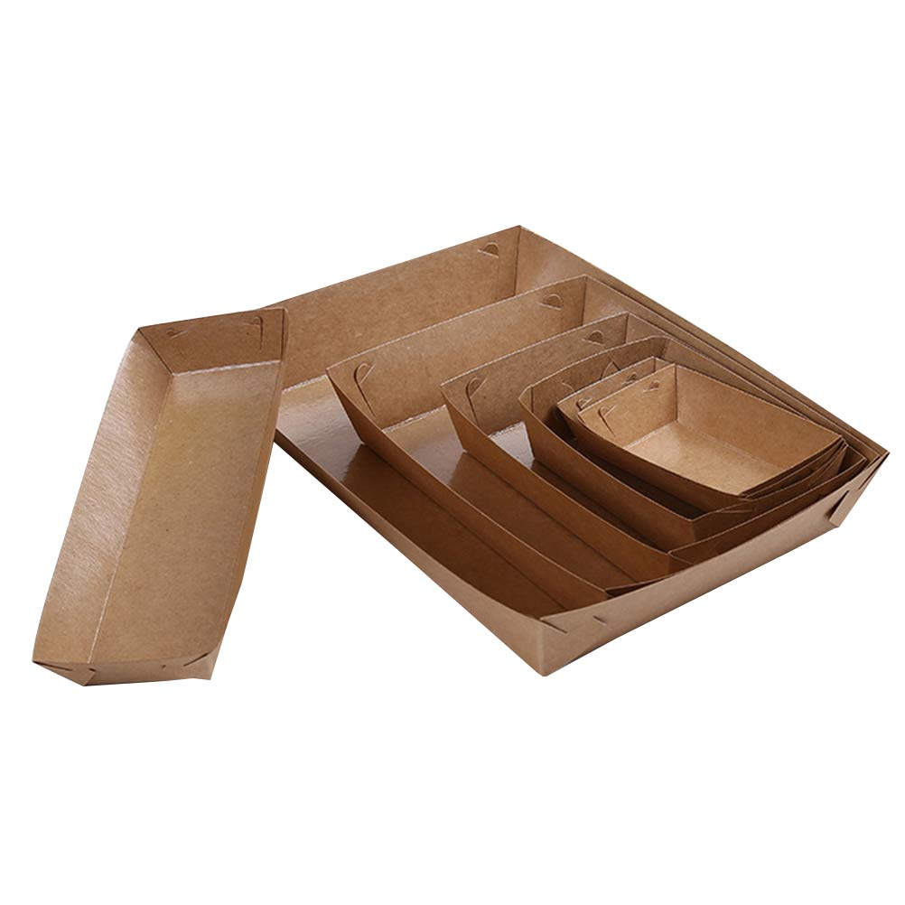 Kraft Paper Box - 30 Buah Kotak Kemasan Makanan Ringan