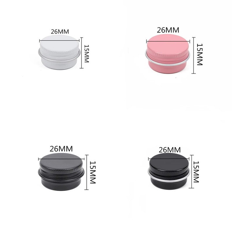 Black Tin Candle - 200 Buah Mini 5G Merah Muda