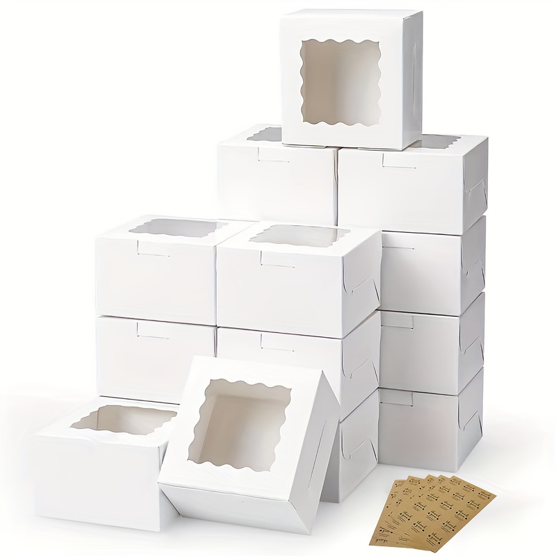 Kraft Paper Box - 10 Buah Kotak Permen Kue Kertas