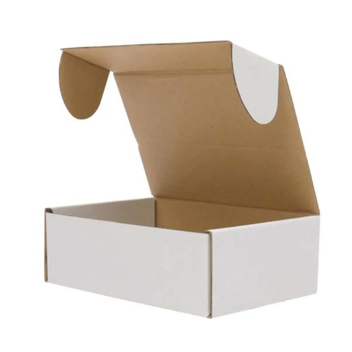Kraft Paper Box - 50 Buah Kotak Hadiah Kertas Bergelombang