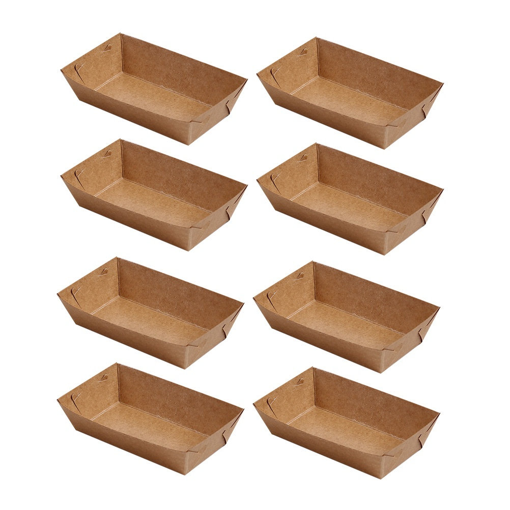 30Pcs Kotak Kemasan Sekali Pak - Kraft Paper Box ulasan dan harga