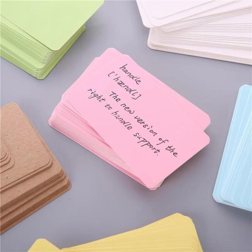 100 buah/kotak, kartu kertas k - Kraft Paper Box ulasan dan harga