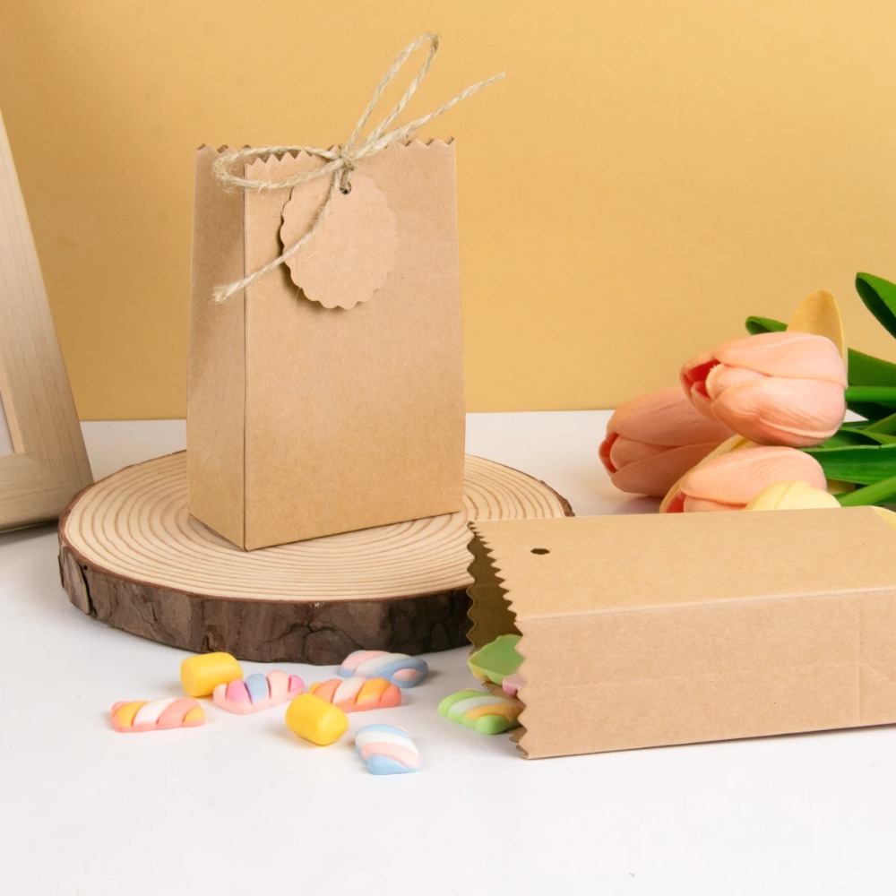 Kotak Hadiah Kertas Kraft Retr - Kraft Paper Box ulasan dan harga