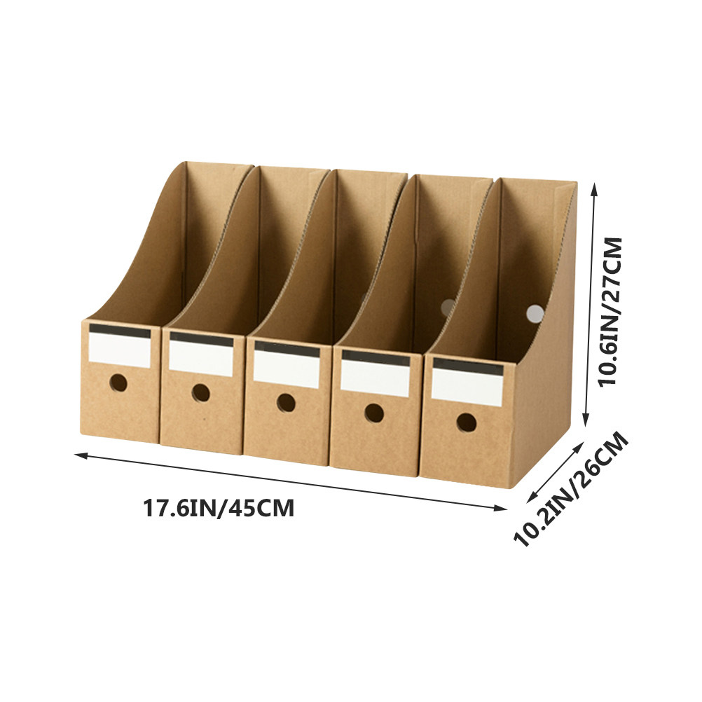 10 Buah Kotak Penyimpanan File - Kraft Paper Box ulasan dan harga