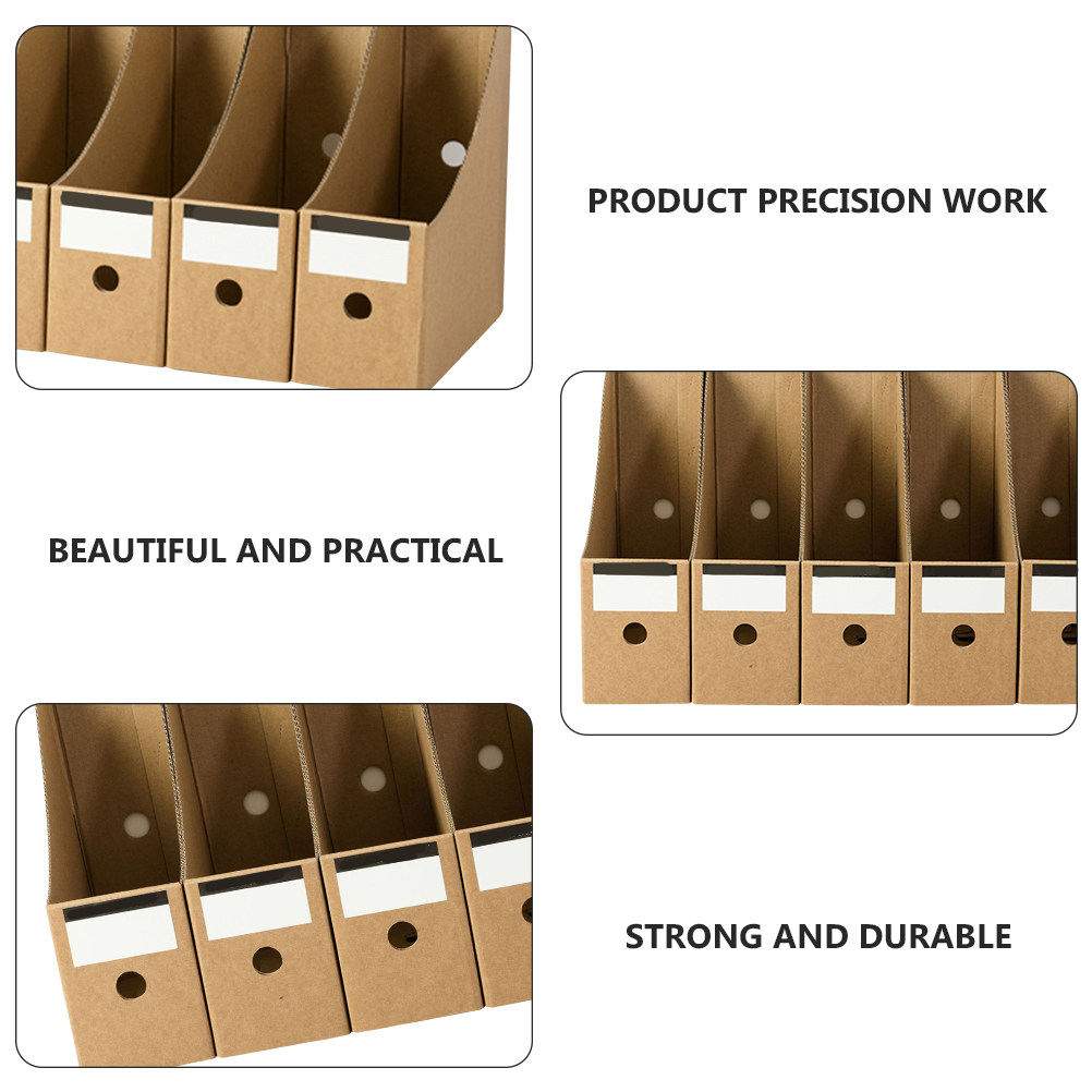 10 Buah Kotak Penyimpanan File - Kraft Paper Box ulasan dan harga