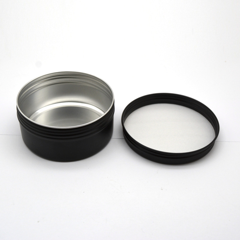 Kotak Aluminium Bulat Kosong H - Black Tin Candle ulasan dan harga