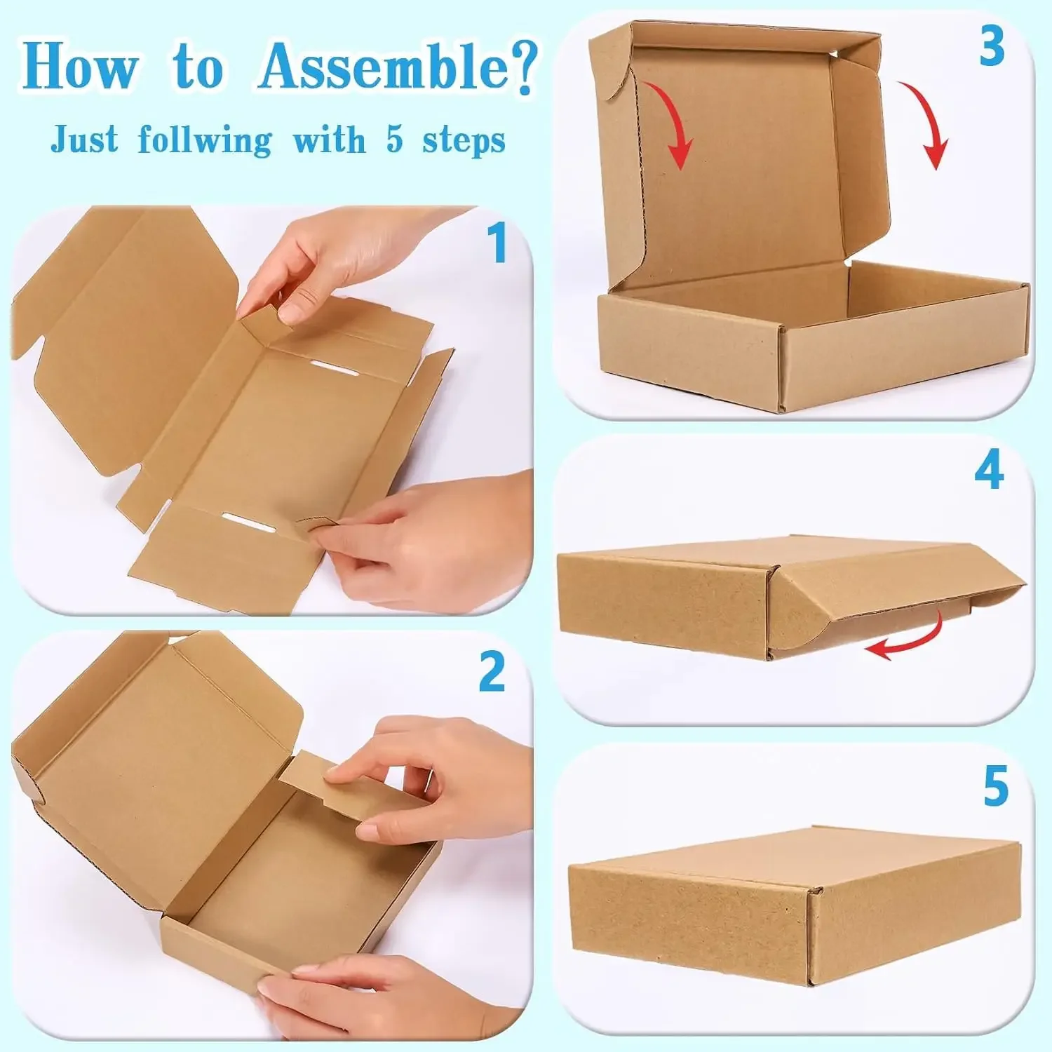 10/20 Buah Kotak Pengiriman Be - Kraft Paper Box ulasan dan harga
