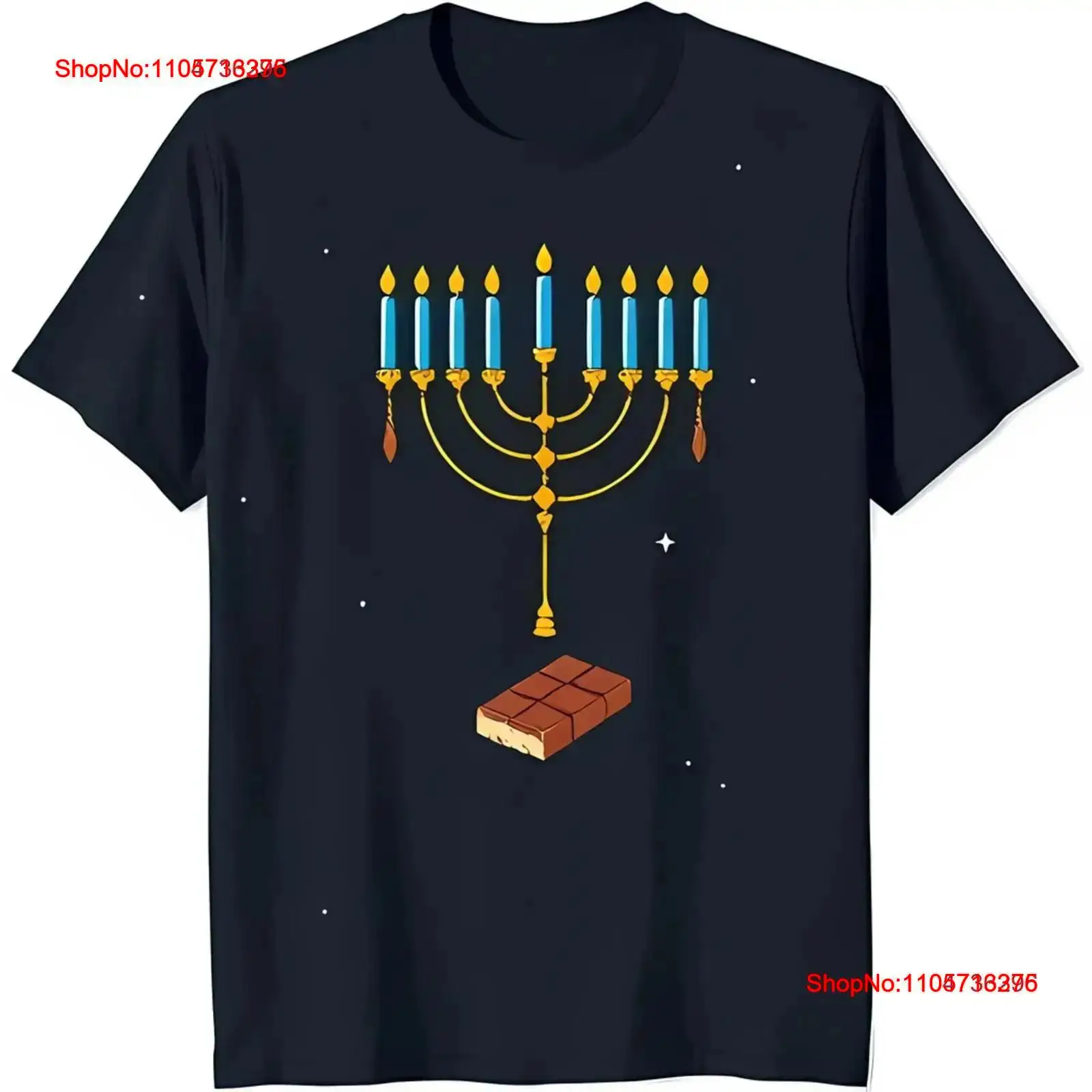 Kaos Hitam Festive dengan Gamb - Black Tin Candle ulasan dan harga