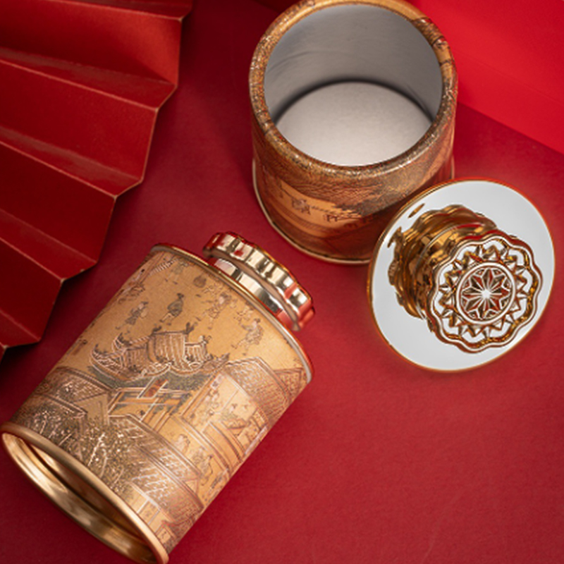 Kaleng Teh Mini Kosong BARU, W - Black Tin Candle ulasan dan harga