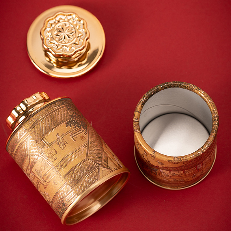 Kaleng Teh Mini Kosong BARU, W - Black Tin Candle ulasan dan harga
