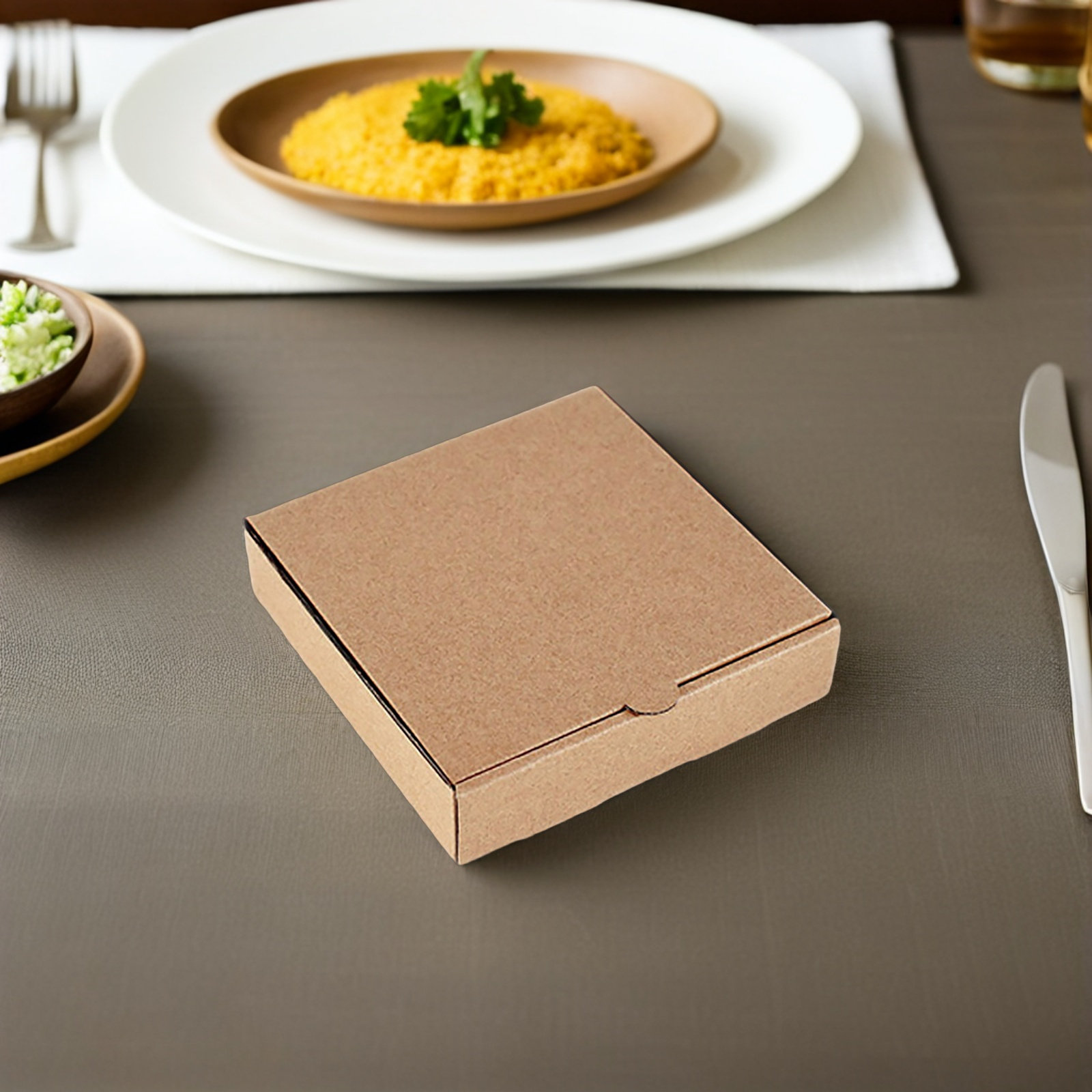 10 Buah Kotak Pizza Mini dari  - Kraft Paper Box ulasan dan harga