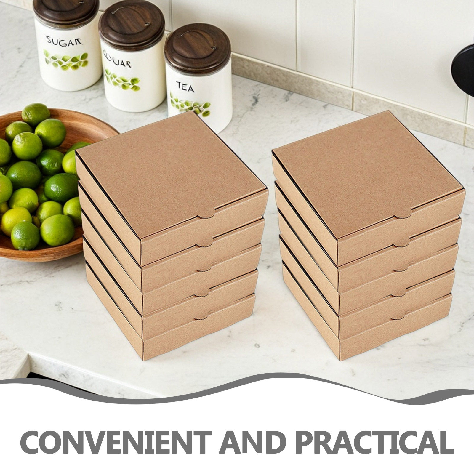 10 Buah Kotak Pizza Mini dari  - Kraft Paper Box ulasan dan harga