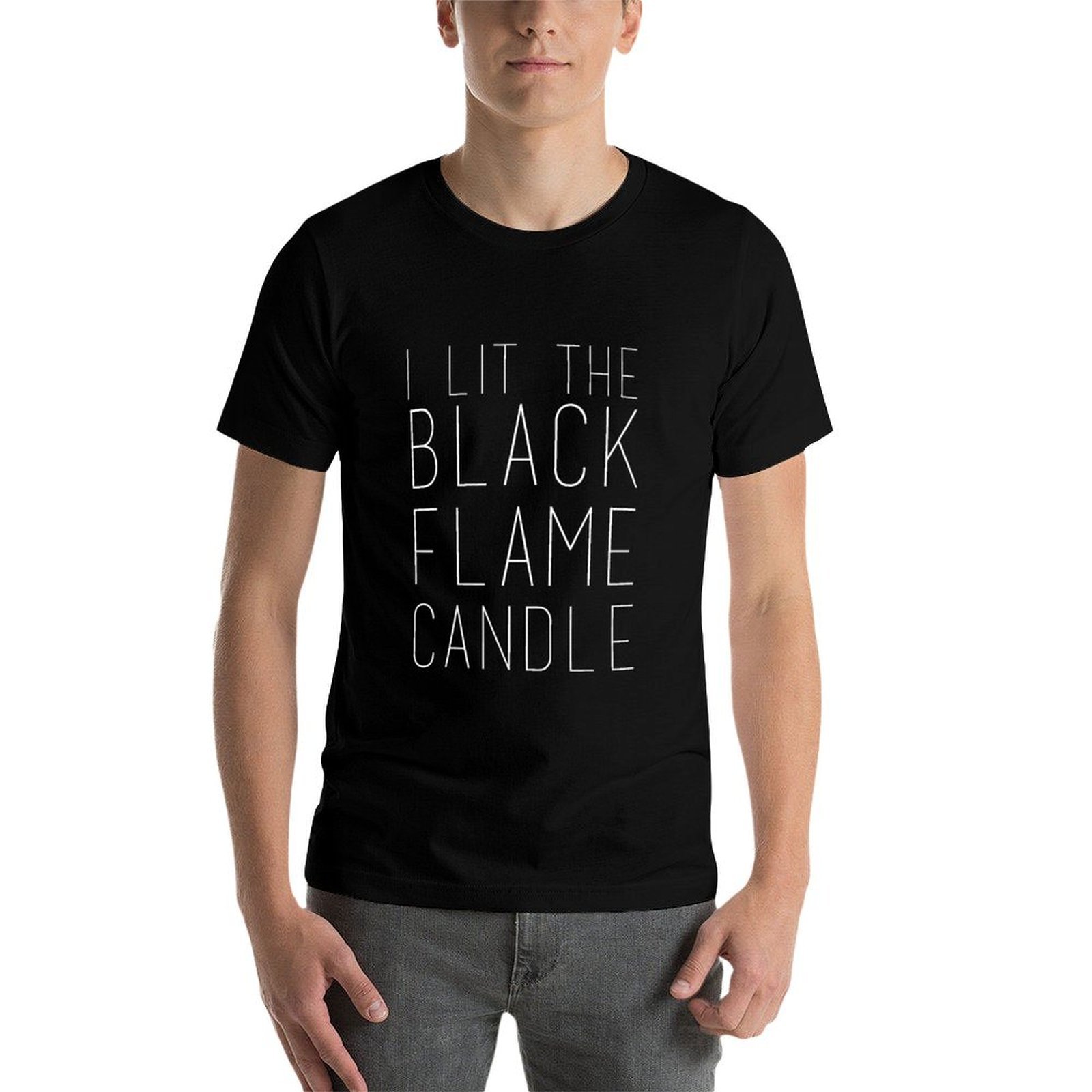 Kaos Black Flame Candle (Putih - Black Tin Candle ulasan dan harga