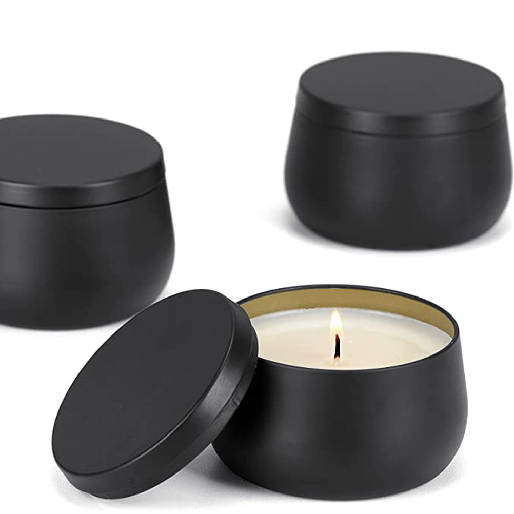 12 pcs Stoples Lilin Logam Put - Black Tin Candle ulasan dan harga