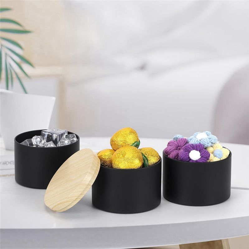 24 Paket Kaleng Lilin Hitam 4  - Black Tin Candle ulasan dan harga