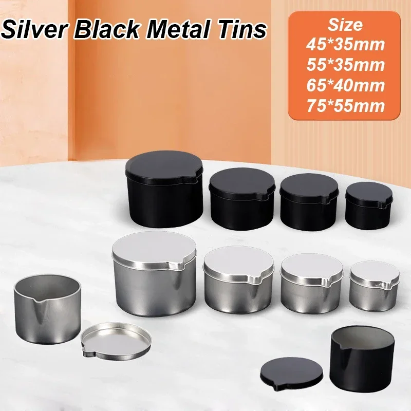 12 buah kaleng logam Hitam Per - Black Tin Candle ulasan dan harga