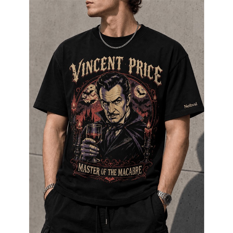 Kaos Horor Vampir Gaya Retro G - Black Tin Candle ulasan dan harga